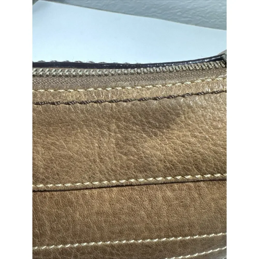 Coach Brown Leather F06S 10398 Crossbody Shoulder Bag